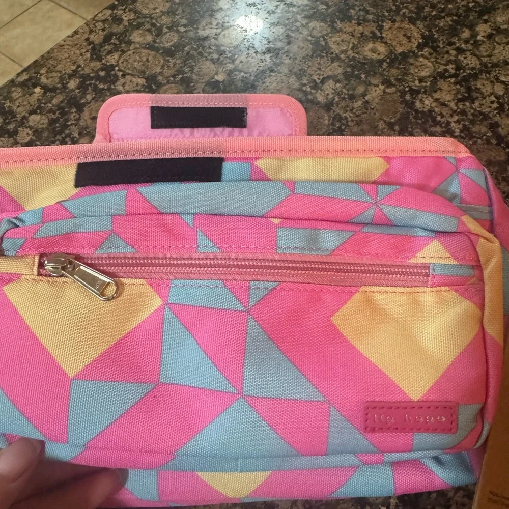 Stroller caddy - Colorful Geometric !